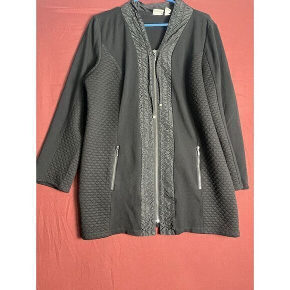 Zerergy By Chico's Black Women‎ Jacket Size(2)